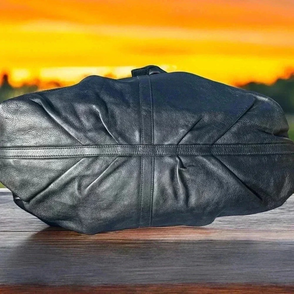 Bulgari Chandra Black Leather Tote Bag, bought new, good used condition. - Picture 5 of 14